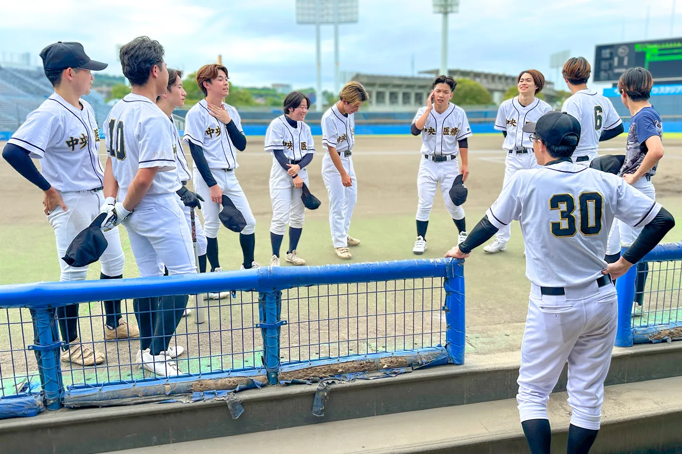 野球部の活動の様子