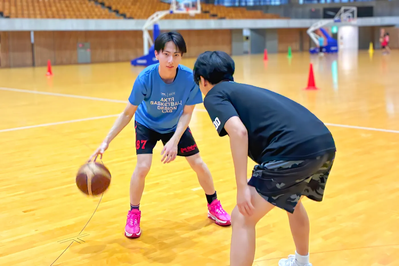 バスケットボール部の活動の様子