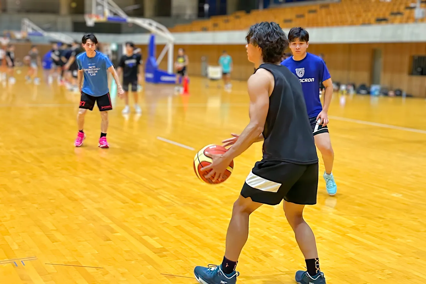 バスケットボール部の活動の様子