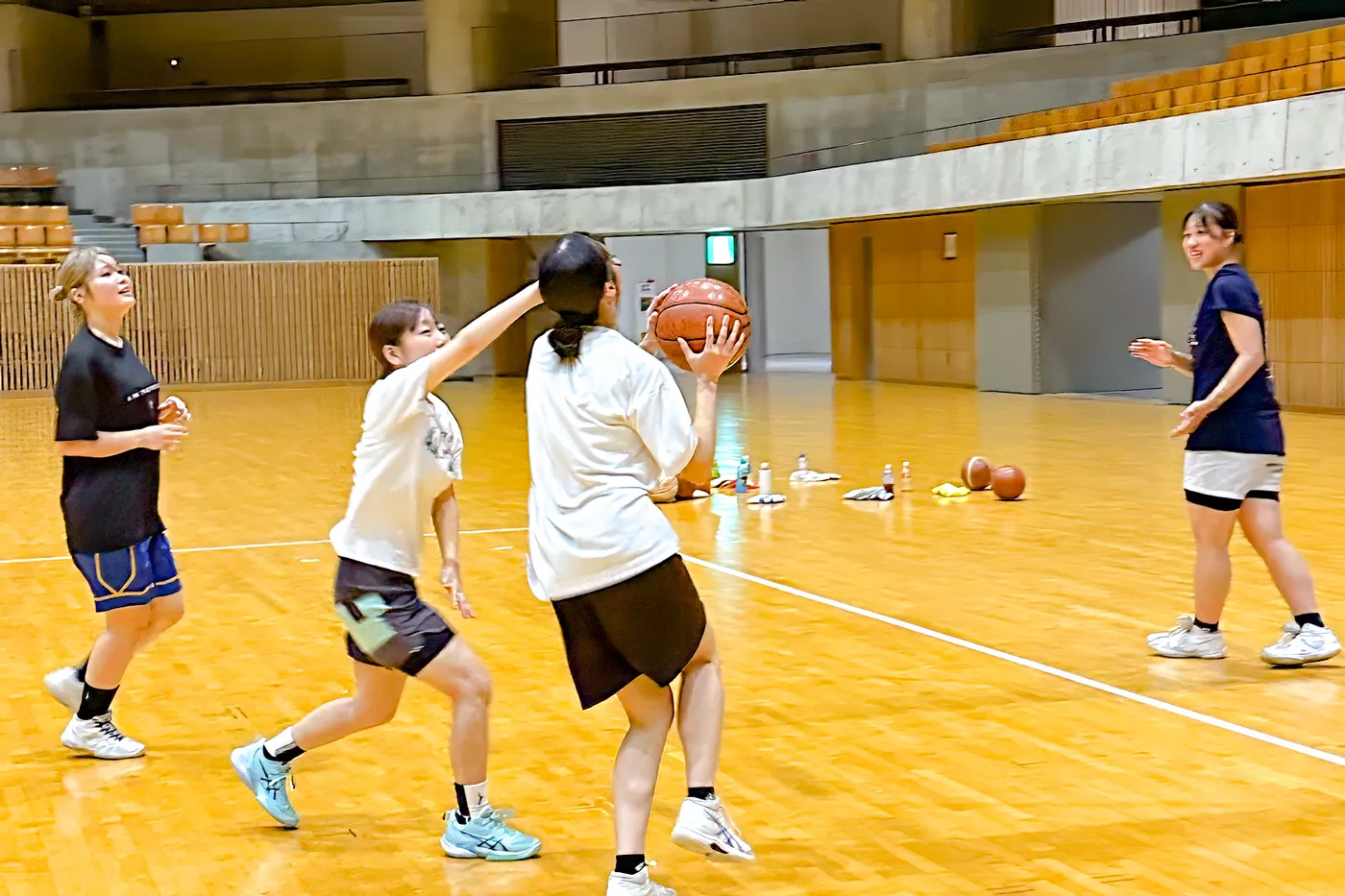 バスケットボール部の活動の様子