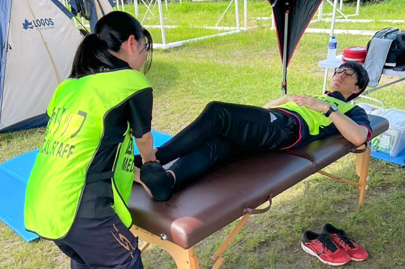 学外でのトレーナー研修の様子