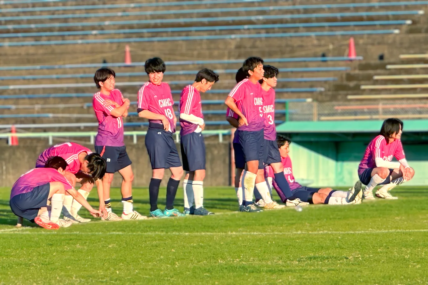 サッカー部の活動の様子