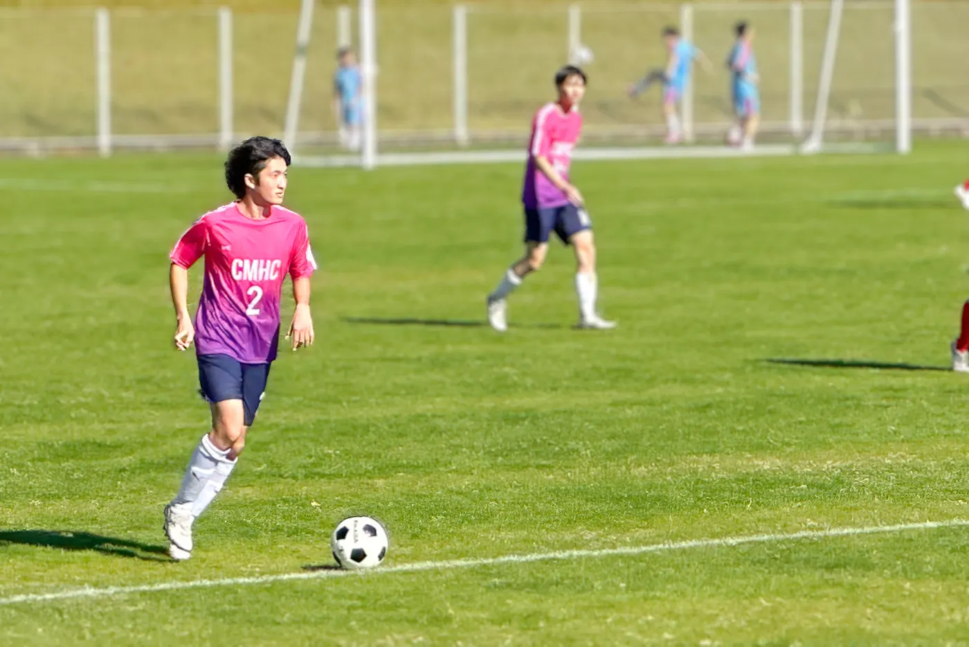 サッカー部の活動の様子