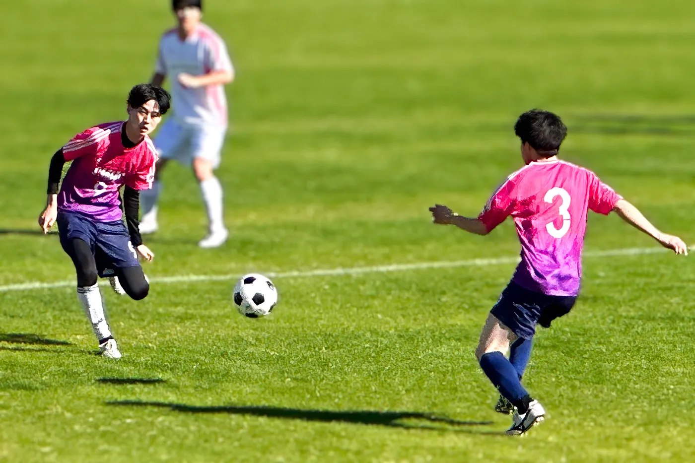 サッカー部の活動の様子