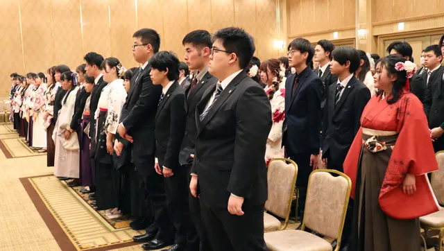 調理製菓総合学科:卒業式の様子