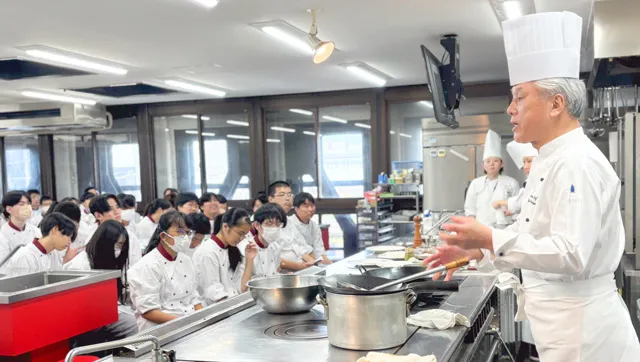 調理製菓総合学科:料理長講話