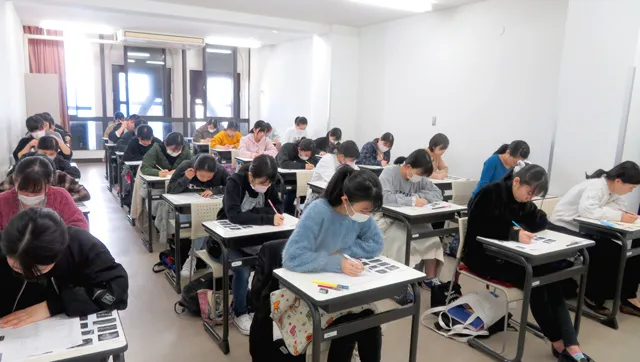冬期講習の様子(歯科衛生学科)