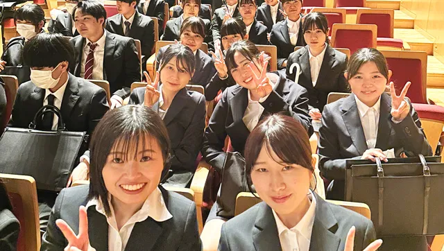 入学式の様子(歯科衛生学科)