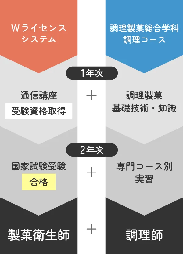Wライセンスシステムによる製菓衛生師合格までの詳細な流れ